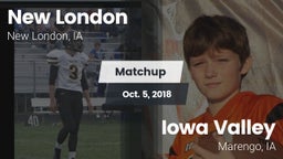 Matchup: New London vs. Iowa Valley  2018