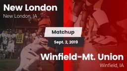 Matchup: New London vs. Winfield-Mt. Union  2019