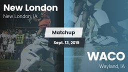 Matchup: New London vs. WACO  2019