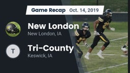 Recap: New London  vs. Tri-County  2019