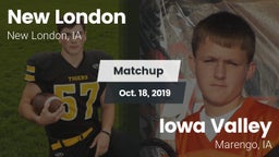 Matchup: New London vs. Iowa Valley  2019