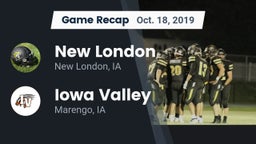 Recap: New London  vs. Iowa Valley  2019