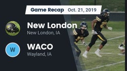 Recap: New London  vs. WACO  2019