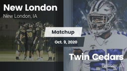 Matchup: New London vs. Twin Cedars  2020