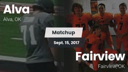 Matchup: Alva vs. Fairview  2017