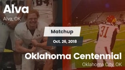 Matchup: Alva vs. Oklahoma Centennial  2018