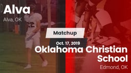 Matchup: Alva vs. Oklahoma Christian School 2019