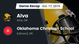 Recap: Alva  vs. Oklahoma Christian School 2019