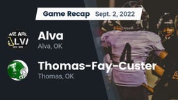 Recap: Alva  vs. Thomas-Fay-Custer  2022