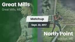 Matchup: Great Mills vs. North Point  2017