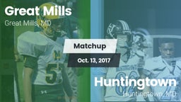 Matchup: Great Mills vs. Huntingtown  2017