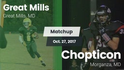Matchup: Great Mills vs. Chopticon  2017