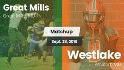 Matchup: Great Mills vs. Westlake  2018