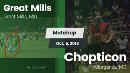 Matchup: Great Mills vs. Chopticon  2018