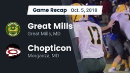 Recap: Great Mills vs. Chopticon  2018
