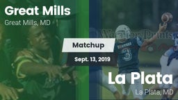 Matchup: Great Mills vs. La Plata  2019