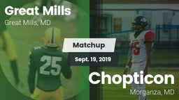 Matchup: Great Mills vs. Chopticon  2019