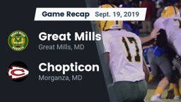 Recap: Great Mills vs. Chopticon  2019