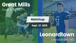 Matchup: Great Mills vs. Leonardtown  2019