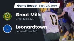 Recap: Great Mills vs. Leonardtown  2019