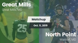 Matchup: Great Mills vs. North Point  2019