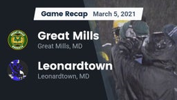 Recap: Great Mills vs. Leonardtown  2021