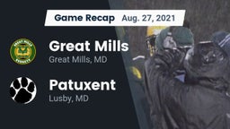 Recap: Great Mills vs. Patuxent  2021