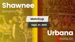 Matchup: Shawnee  vs. Urbana  2019