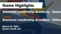 American Leadership Academy - Queen Creek vs American Leadership Academy - Gilbert  Game Highlights - March 29, 2024