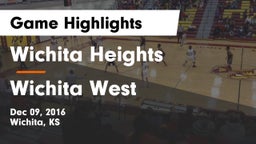 Wichita Heights  vs Wichita West  Game Highlights - Dec 09, 2016