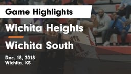 Wichita Heights  vs Wichita South  Game Highlights - Dec. 18, 2018