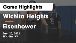Wichita Heights  vs Eisenhower  Game Highlights - Jan. 20, 2022
