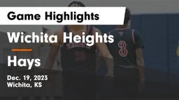 Wichita Heights  vs Hays  Game Highlights - Dec. 19, 2023