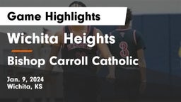 Wichita Heights  vs Bishop Carroll Catholic  Game Highlights - Jan. 9, 2024