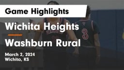 Wichita Heights  vs Washburn Rural  Game Highlights - March 2, 2024