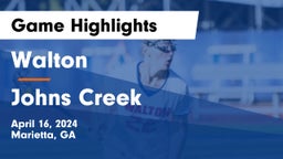 Walton  vs Johns Creek  Game Highlights - April 16, 2024