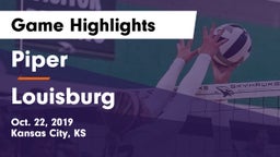 Piper  vs Louisburg  Game Highlights - Oct. 22, 2019