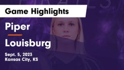 Piper  vs Louisburg  Game Highlights - Sept. 5, 2023