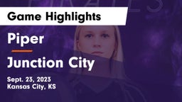 Piper  vs Junction City  Game Highlights - Sept. 23, 2023