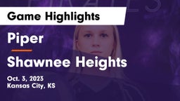 Piper  vs Shawnee Heights  Game Highlights - Oct. 3, 2023