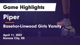 Piper  vs Basehor-Linwood Girls Varsity Game Highlights - April 11, 2022