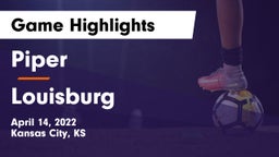 Piper  vs Louisburg  Game Highlights - April 14, 2022