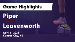 Piper  vs Leavenworth  Game Highlights - April 6, 2023
