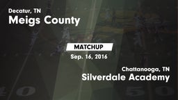 Matchup: Meigs County vs. Silverdale Academy  2016