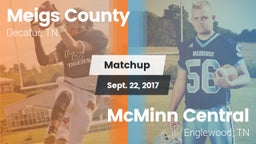 Matchup: Meigs County vs. McMinn Central  2017