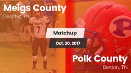 Matchup: Meigs County vs. Polk County  2017