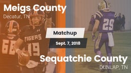 Matchup: Meigs County vs. Sequatchie County  2018