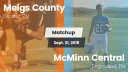Matchup: Meigs County vs. McMinn Central  2018