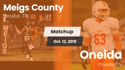 Matchup: Meigs County vs. Oneida  2018