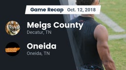 Recap: Meigs County  vs. Oneida  2018